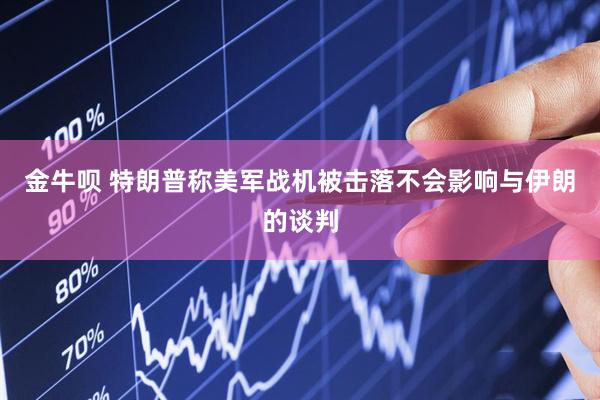 金牛呗 特朗普称美军战机被击落不会影响与伊朗的谈判